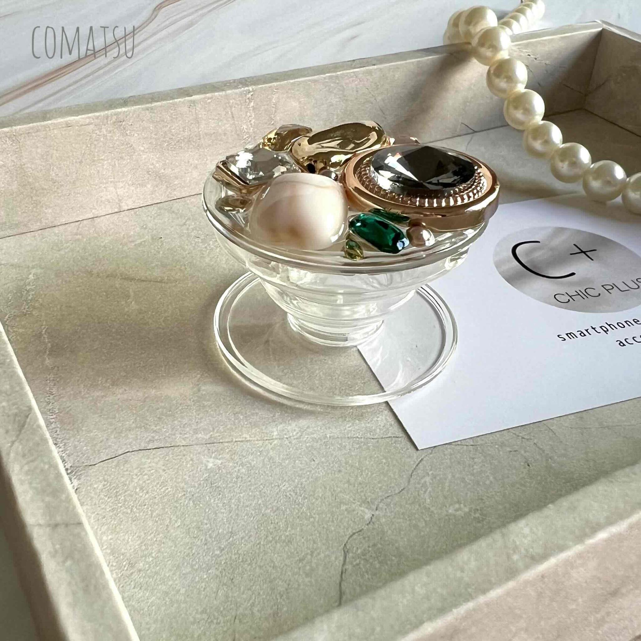 キラキラBijou グリップソケット スマホソケット スマホスタンド スマホアイテム | 2枚目